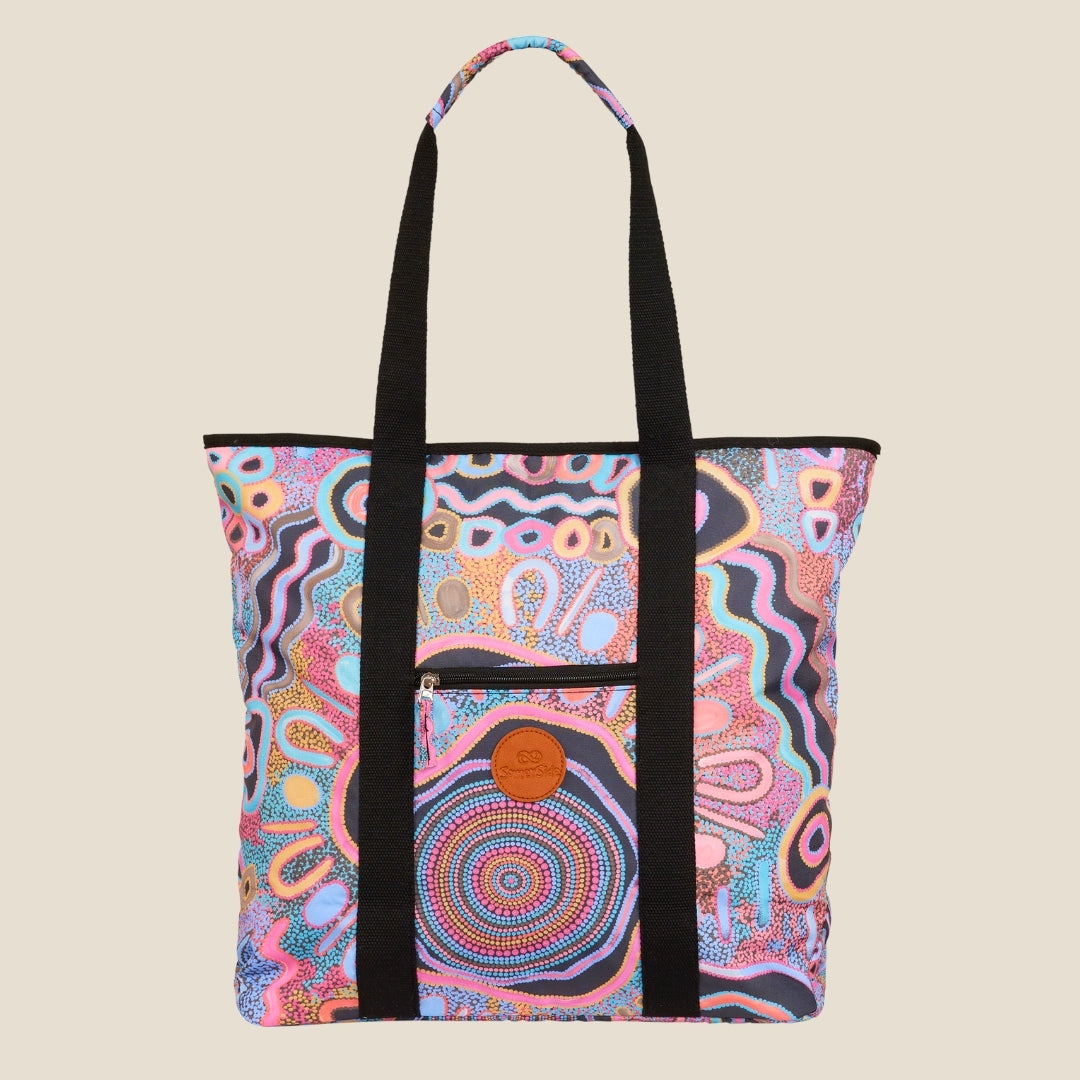 Camping Under The Moonlight Beach Bag