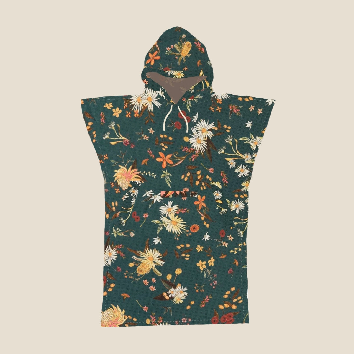 Native Botanical Changing Towel Poncho