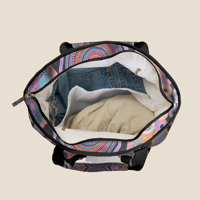 Camping Under The Moonlight Beach Bag