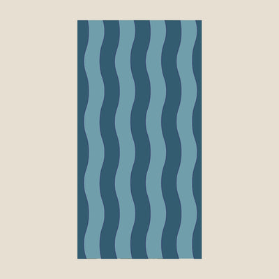 Tall Jagger (Tidal) Sand Free Beach Towel