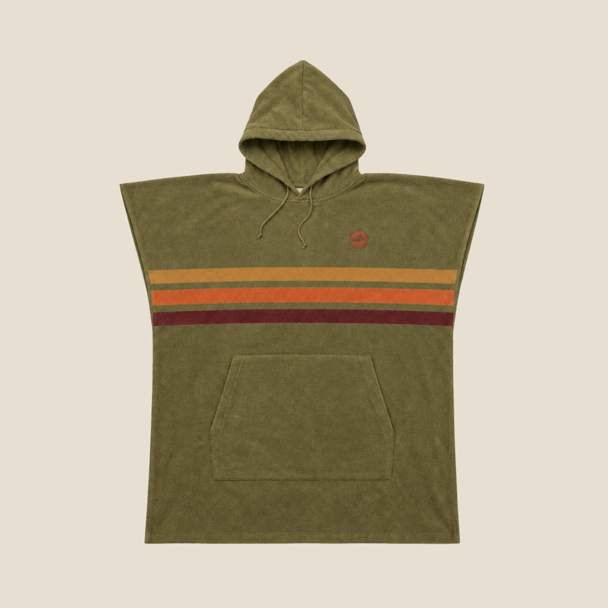 Stevie (Olive) Changing Towel Poncho