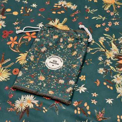 Australian native beach towel gift pouch