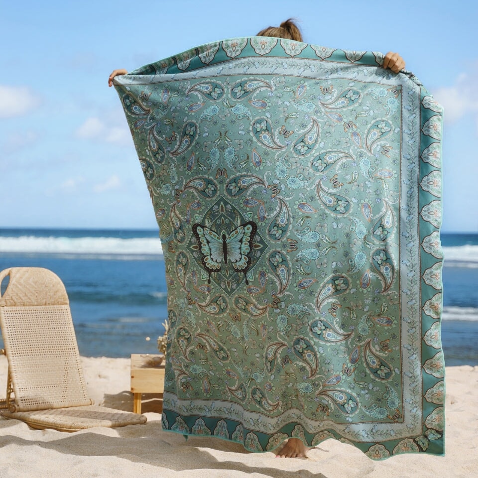 XL Butterfly Effect Beach Towel Beach Towels SomerSide