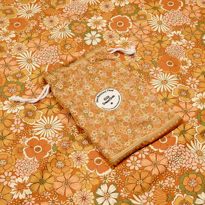 golden hour towel xl, with pouch